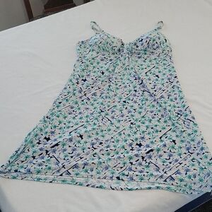 Alfani Blue and Green Floral Intimates.Size M